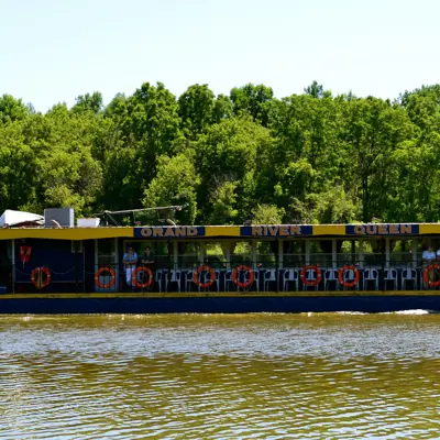 Cruise boat on the river