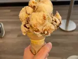 Fresh ice cream cone
