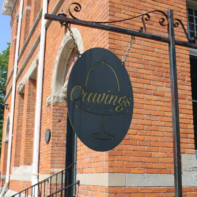 Cravings by Brittany outdoor sign