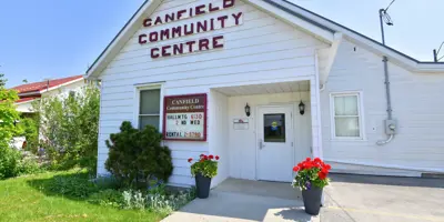 Exterior Front View Of Canfield Community Centre